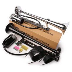 LIQUIDATION: 4X MotoHorn™ 3.0 - Chrome: 2, Black: 2