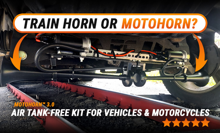 Train Horn vs MotoHorn Setup